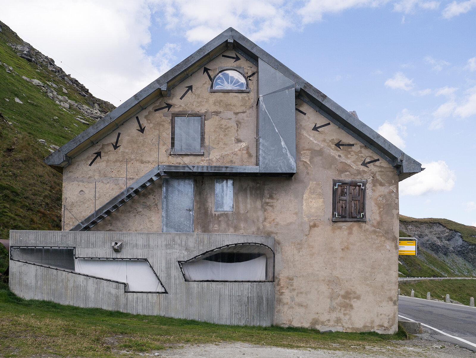 Windline over the Furkapass