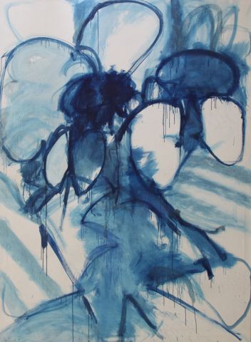 Komposition in Blau